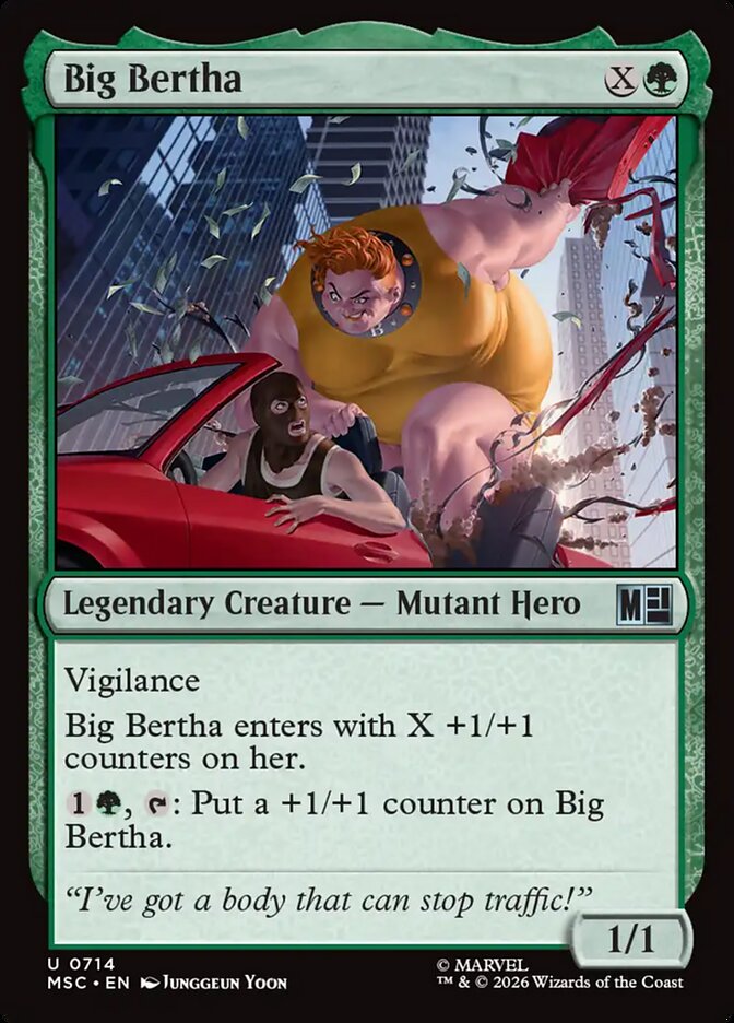 MTG Card Title: Big Bertha MSC/714