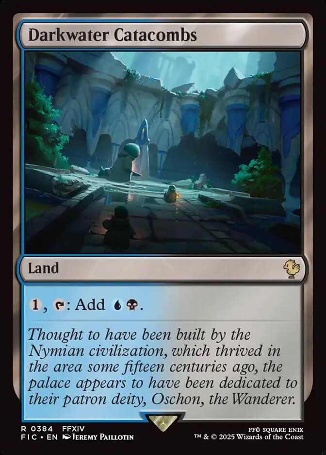 MTG Card Title: Darkwater Catacombs FIC/384
