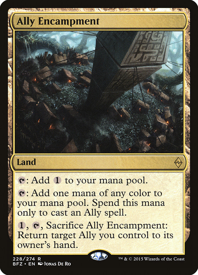 MTG Card Title: Ally Encampment BFZ/228