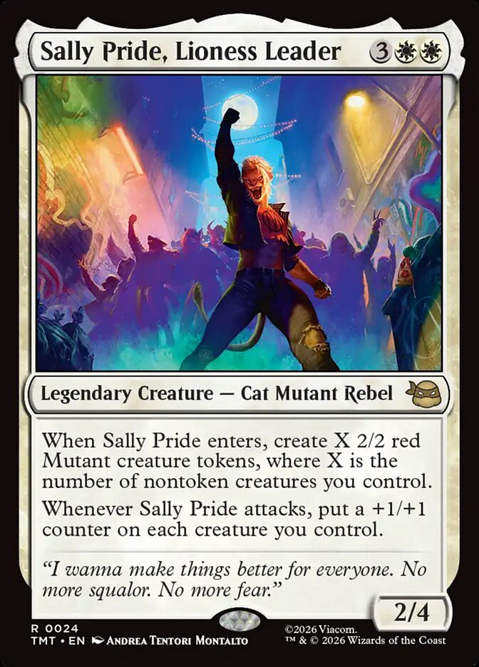MTG Card Title: Sally Pride, Lioness Leader TMT/24