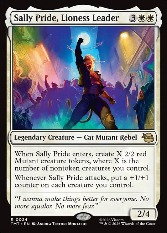 MTG Card Title: Sally Pride, Lioness Leader TMT/24