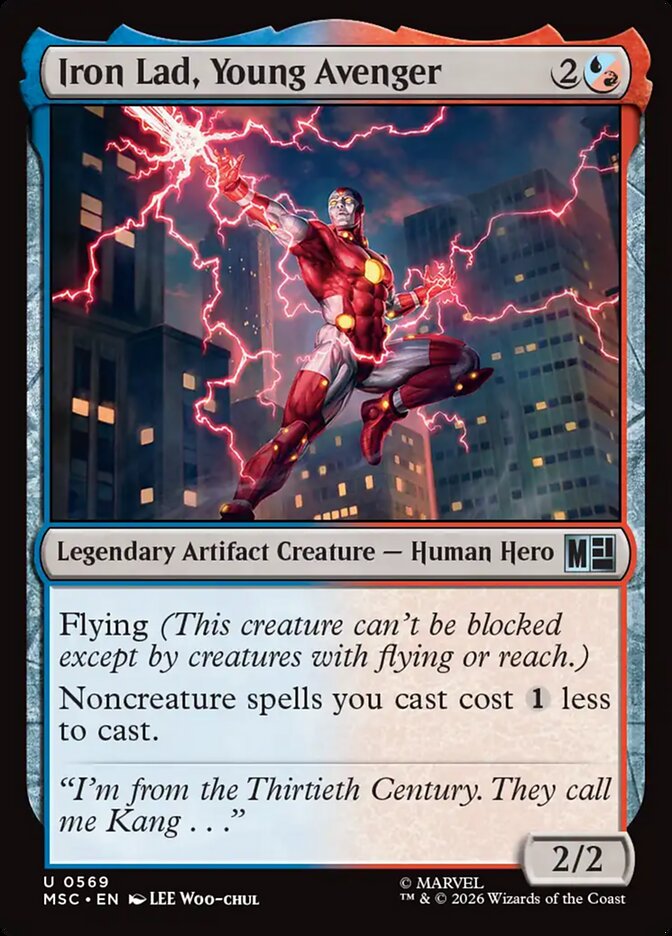 MTG Card Title: Iron Lad, Young Avenger MSC/569