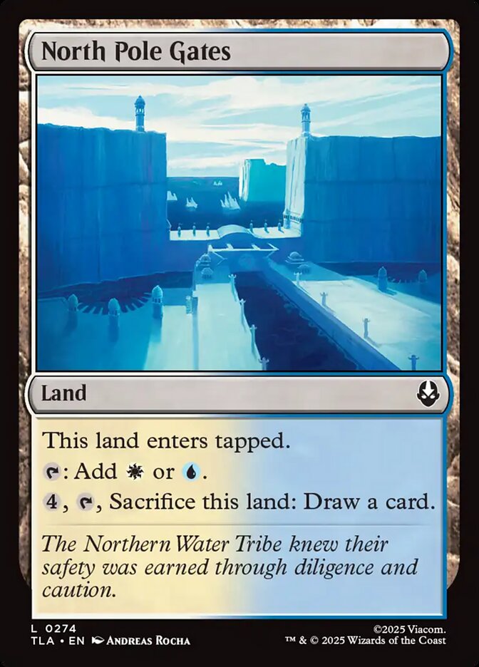 MTG Card Title: North Pole Gates TLA/274