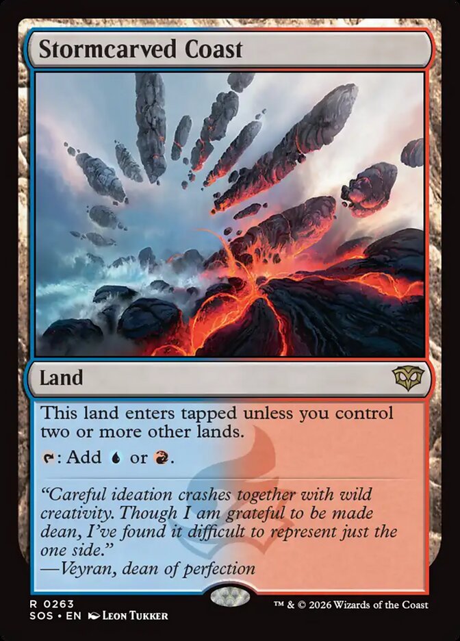 MTG Card Title: Stormcarved Coast SOS/263