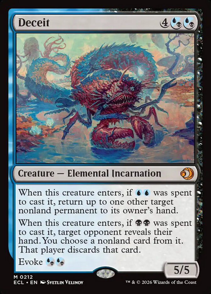 MTG Card Title: Deceit ECL/212