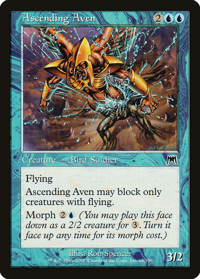 MTG Card Title: Ascending Aven ONS/68
