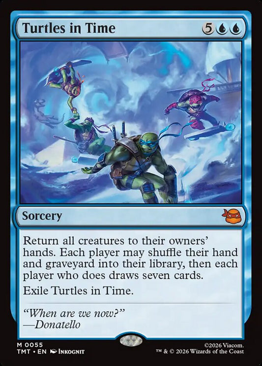 MTG Card Title: Turtles in Time TMT/55