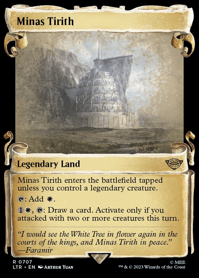 MTG Card Title: Minas Tirith LTR/707