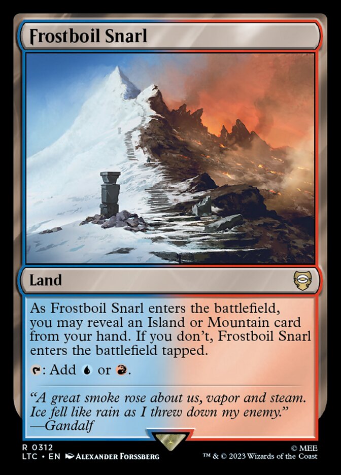 MTG Card Title: Frostboil Snarl LTC/312