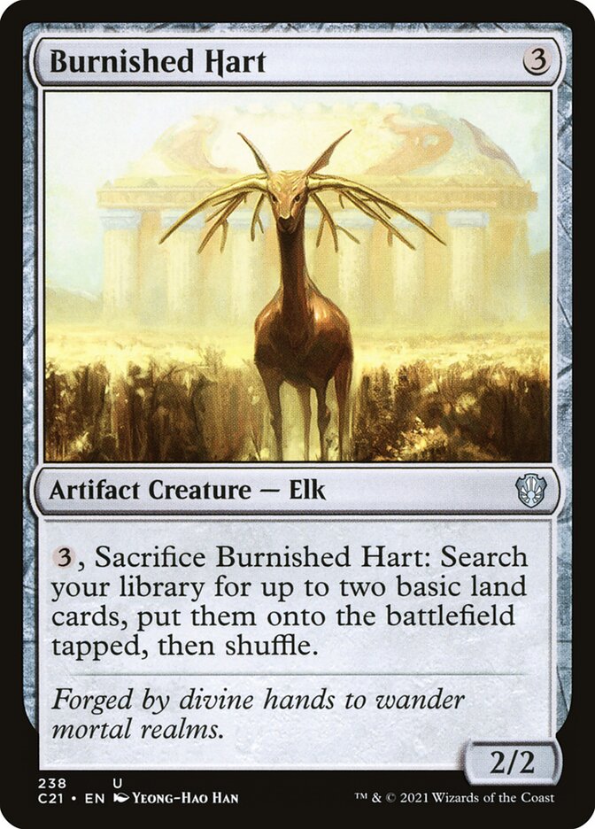MTG Card Title: Burnished Hart C21/238