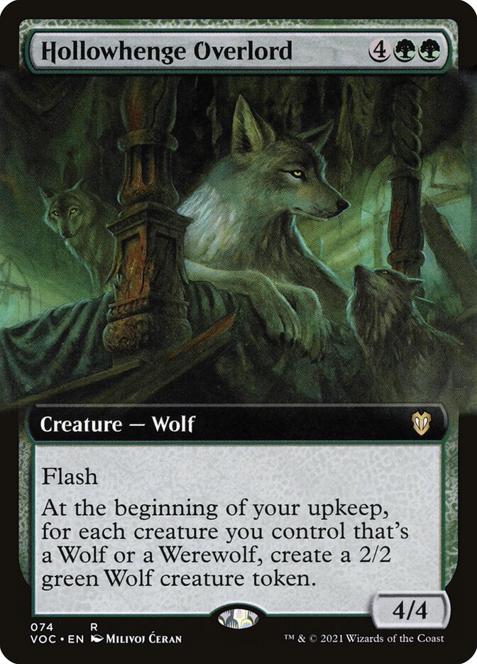 MTG Card Title: Hollowhenge Overlord VOC/74