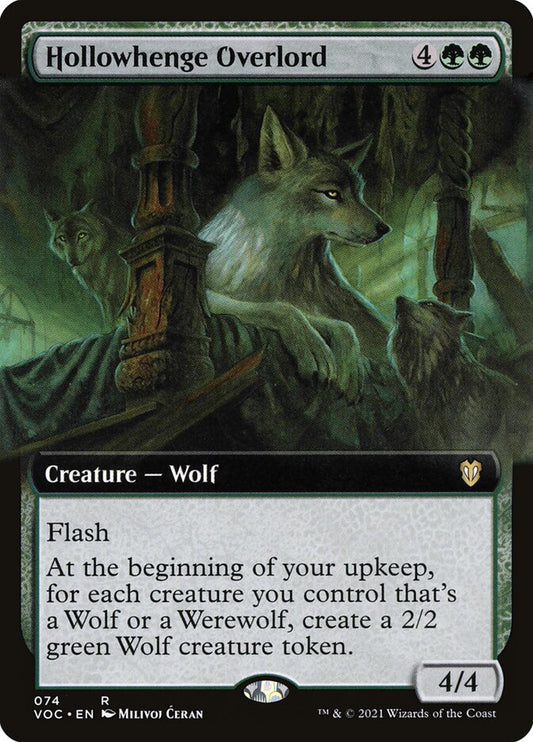 MTG Card Title: Hollowhenge Overlord VOC/74