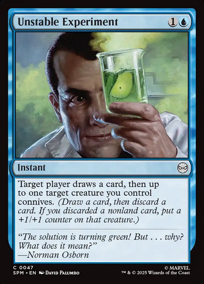 MTG Card Title: Unstable Experiment SPM/47