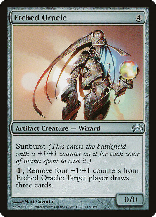 MTG Card Title: Etched Oracle HOP/113