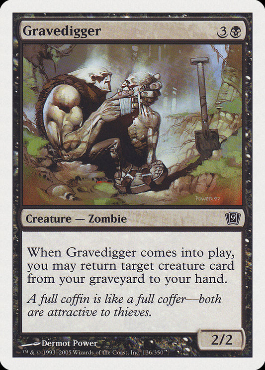 MTG Card Title: Gravedigger 9ED/136