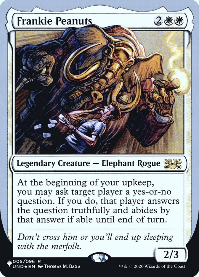 MTG Card Title: Frankie Peanuts ULST/4
