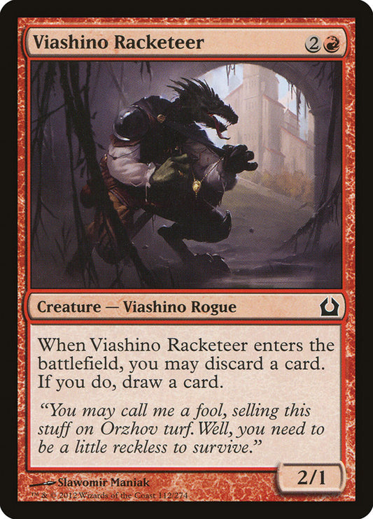 MTG Card Title: Viashino Racketeer RTR/112