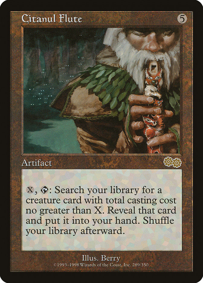 MTG Card Title: Citanul Flute USG/289