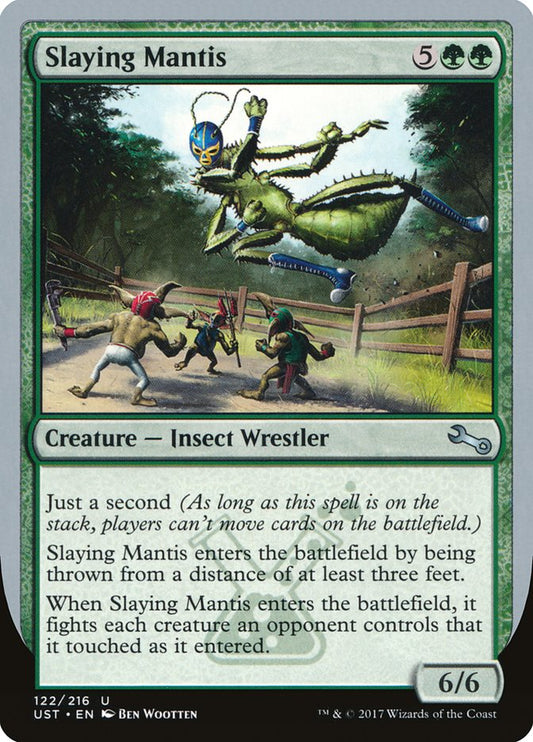 MTG Card Title: Slaying Mantis UST/122