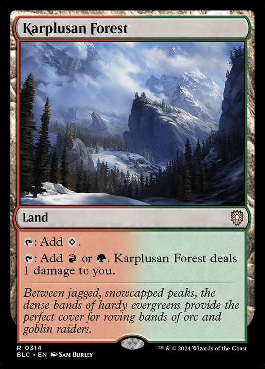 MTG Card Title: Karplusan Forest BLC/314