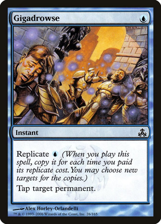 MTG Card Title: Gigadrowse GPT/26