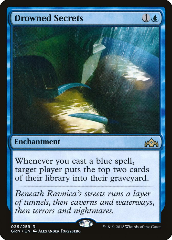 MTG Card Title: Drowned Secrets GRN/39
