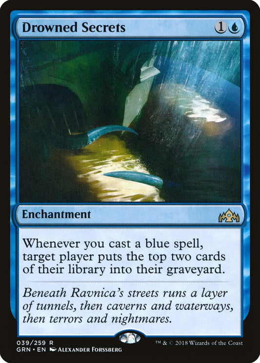 MTG Card Title: Drowned Secrets GRN/39