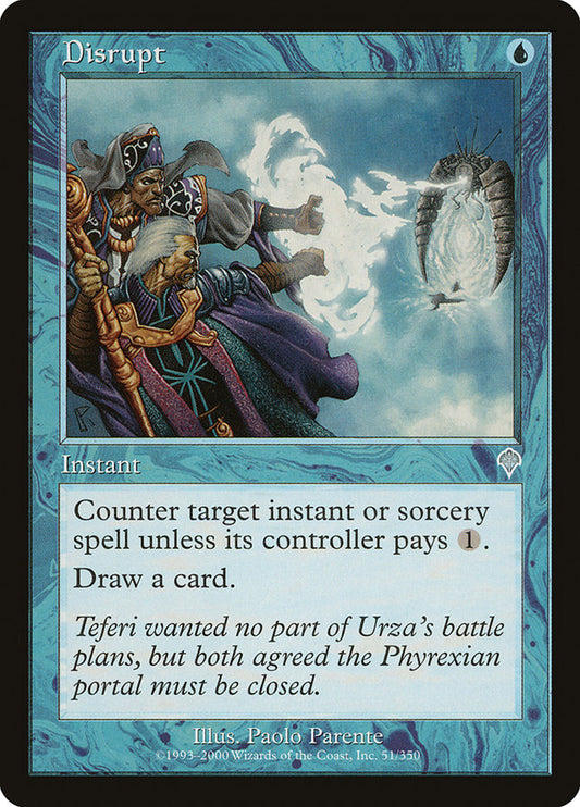 MTG Card Title: Disrupt INV/51