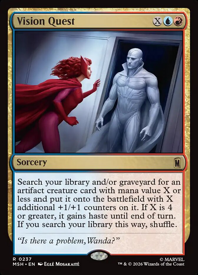 MTG Card Title: Vision Quest MSH/237