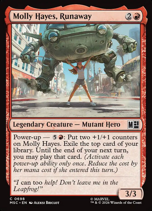 MTG Card Title: Molly Hayes, Runaway MSC/698