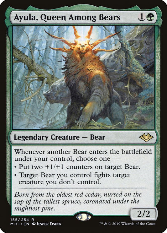 MTG Card Title: Ayula, Queen Among Bears MH1/155