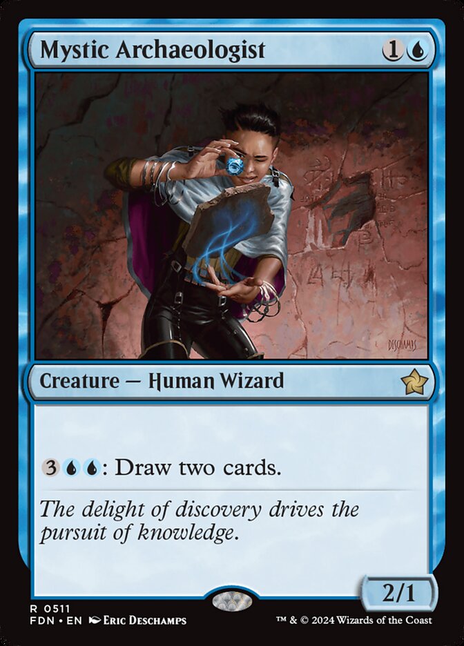 MTG Card Title: Mystic Archaeologist FDN/511