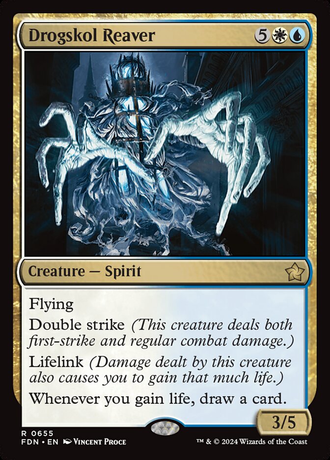 MTG Card Title: Drogskol Reaver FDN/655