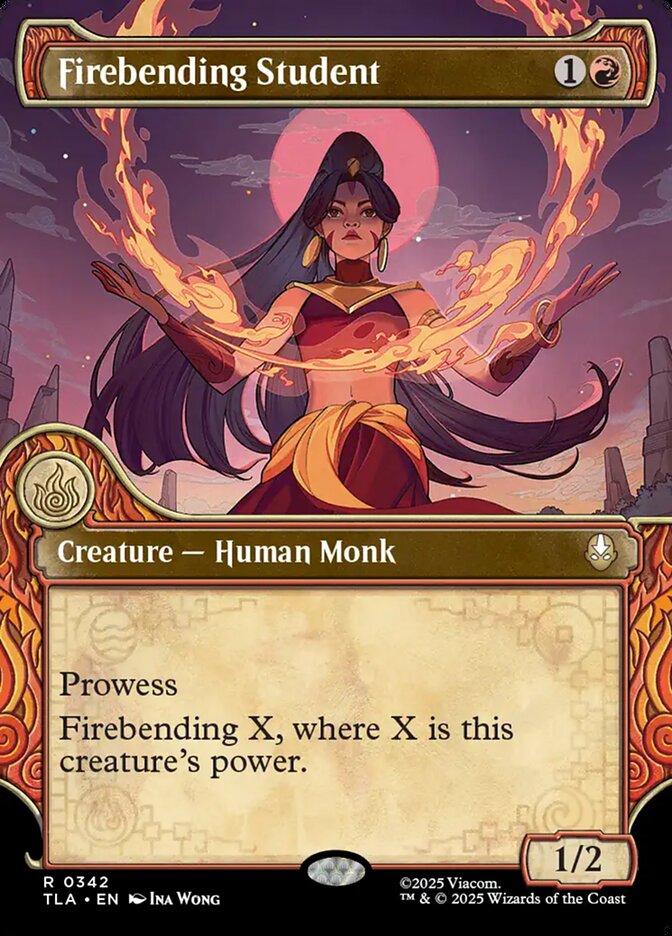 MTG Card Title: Firebending Student TLA/342