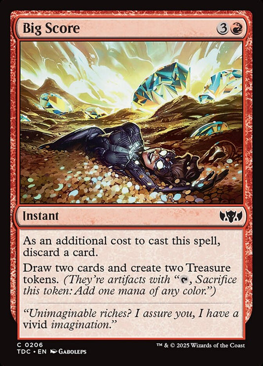 MTG Card Title: Big Score TDC/206