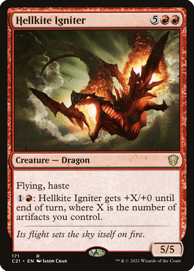 MTG Card Title: Hellkite Igniter C21/171