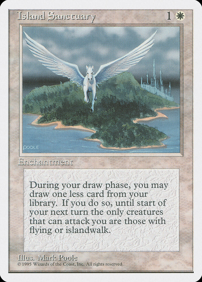 MTG Card Title: Island Sanctuary 4ED/31