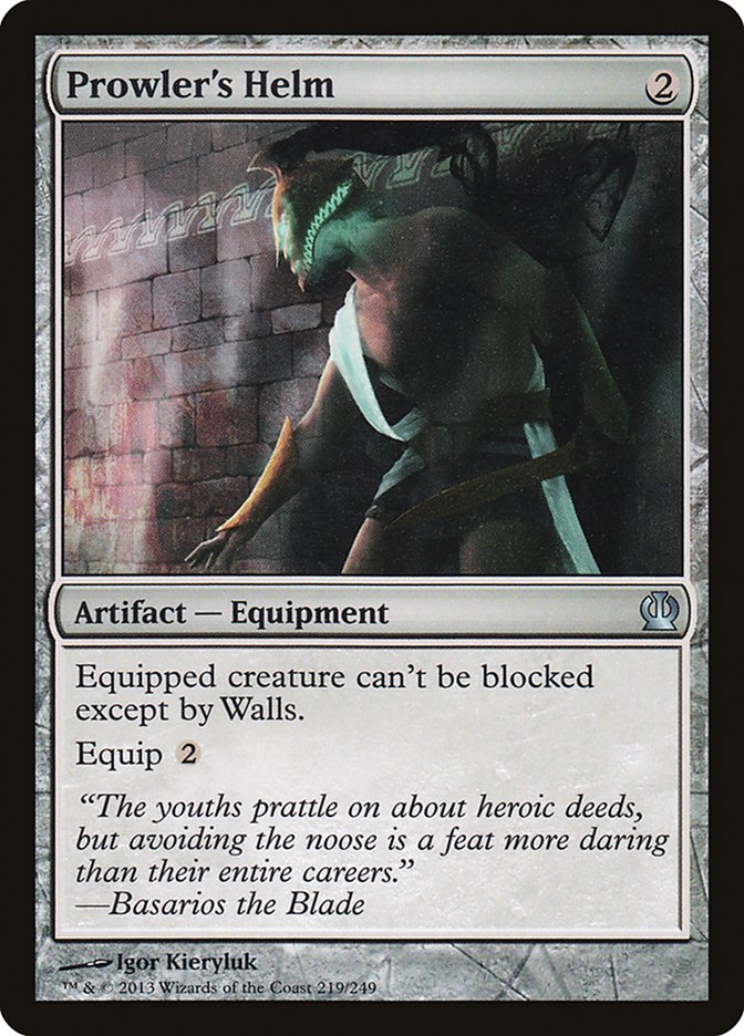 MTG Card Title: Prowler's Helm THS/219