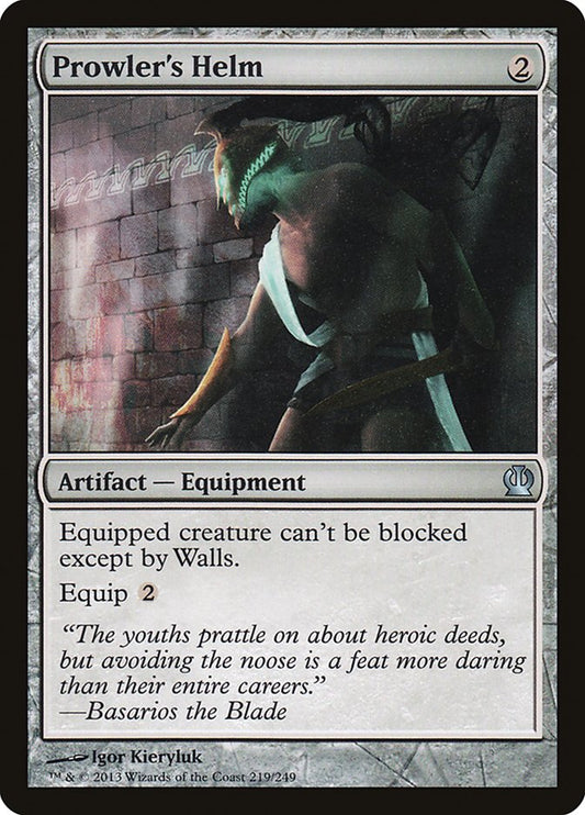 MTG Card Title: Prowler's Helm THS/219