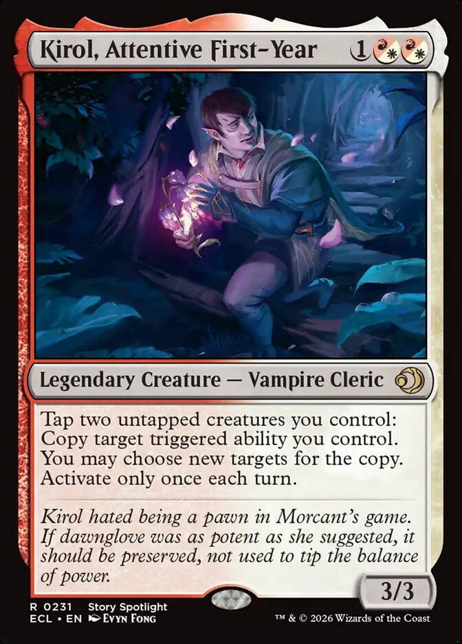 MTG Card Title: Kirol, Attentive First-Year ECL/231