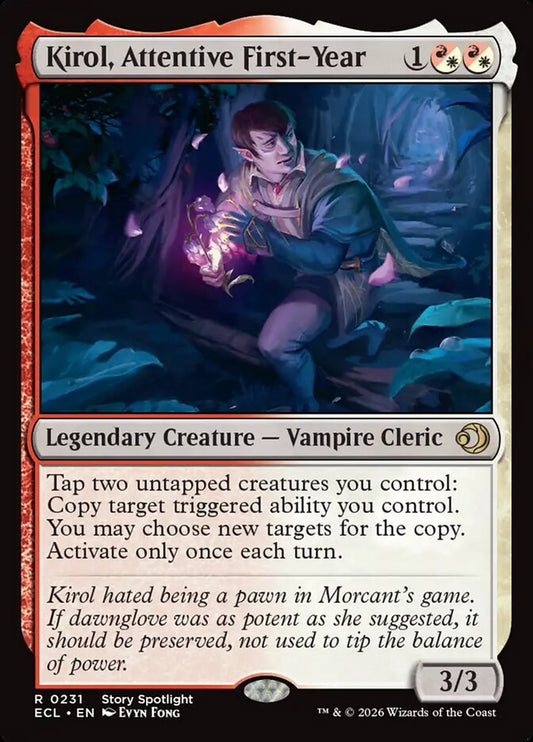 MTG Card Title: Kirol, Attentive First-Year ECL/231