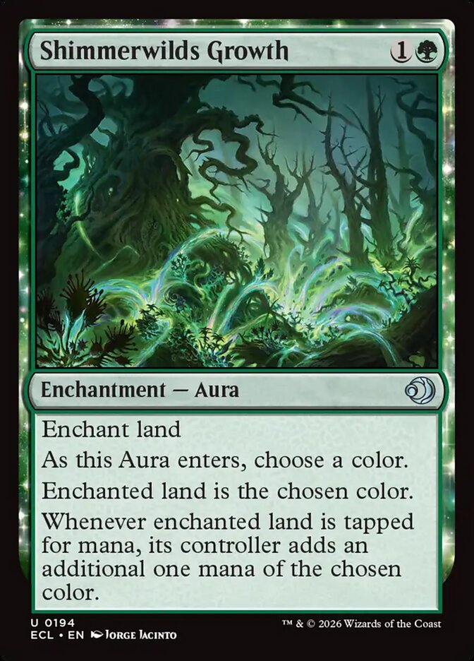 MTG Card Title: Shimmerwilds Growth ECL/194