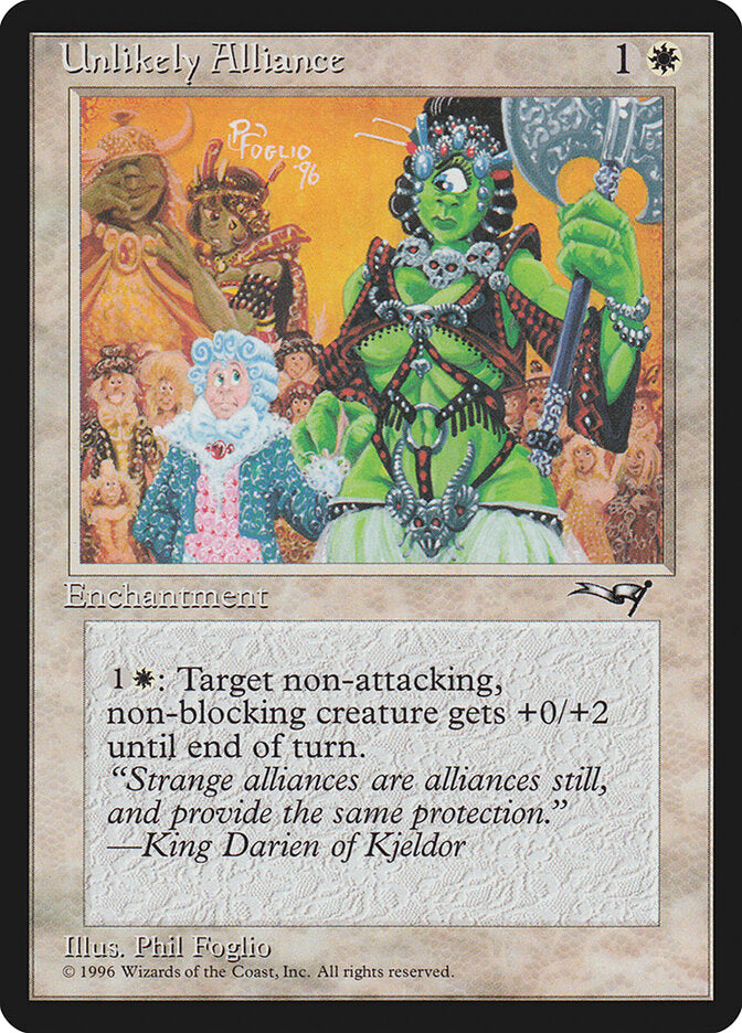 MTG Card Title: Unlikely Alliance ALL/20