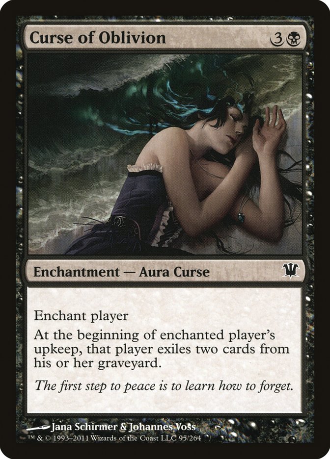 MTG Card Title: Curse of Oblivion ISD/95