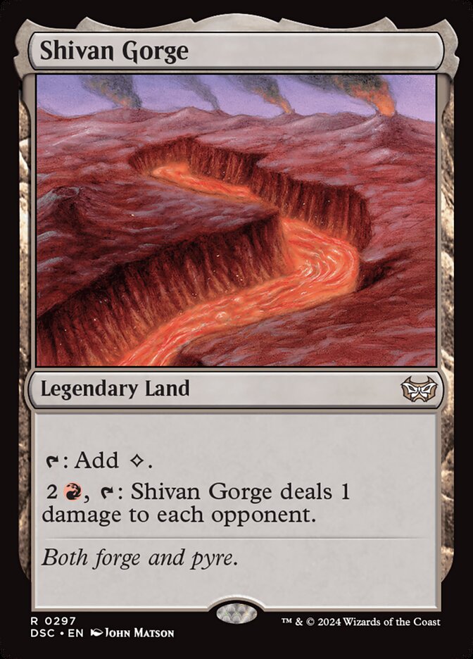 MTG Card Title: Shivan Gorge DSC/297