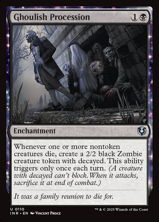 MTG Card Title: Ghoulish Procession INR/110