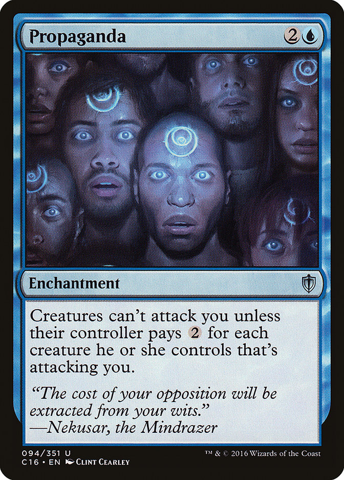 MTG Card Title: Propaganda C16/94