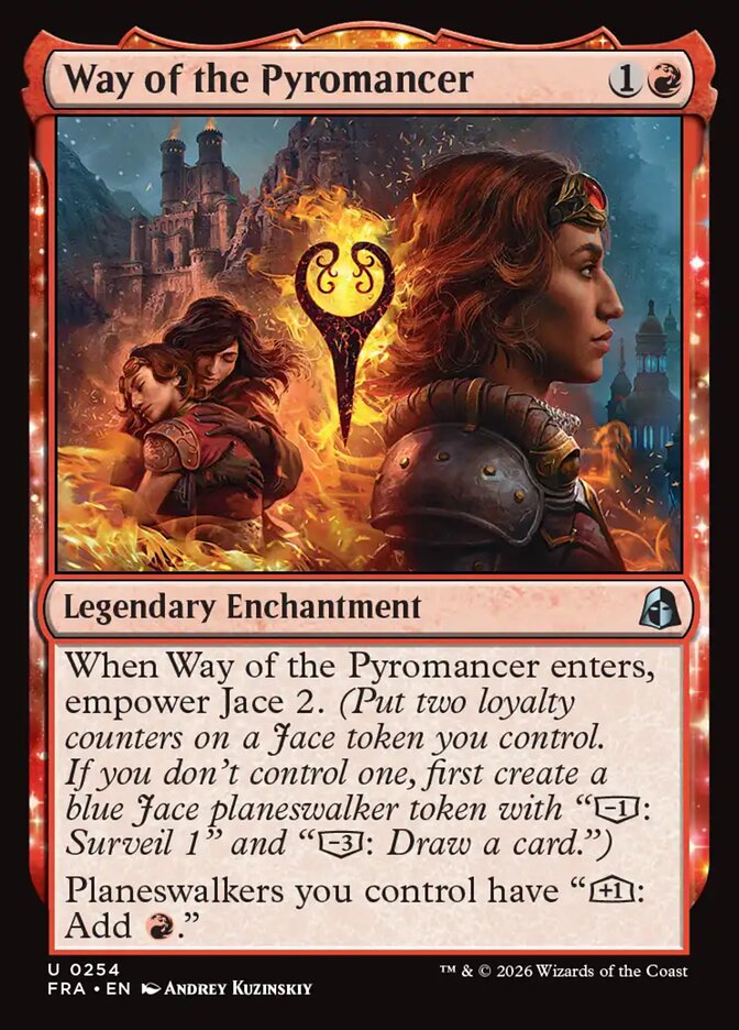MTG Card Title: Way of the Pyromancer FRA/254