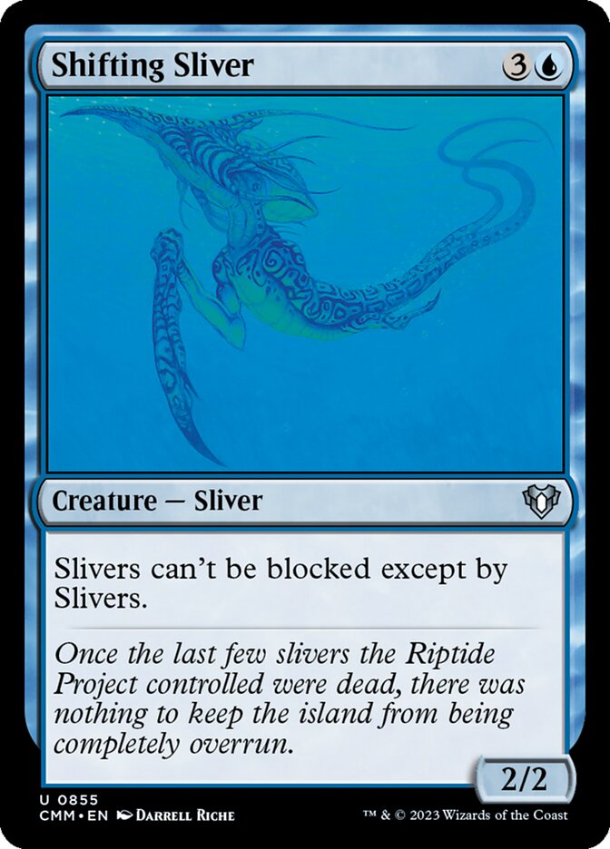 MTG Card Title: Shifting Sliver CMM/855