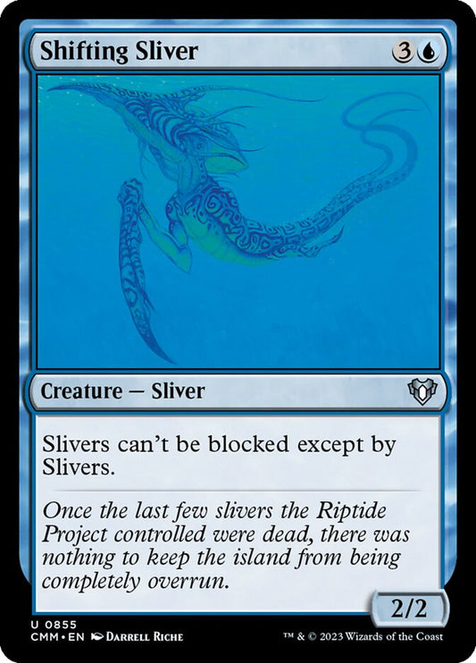 MTG Card Title: Shifting Sliver CMM/855